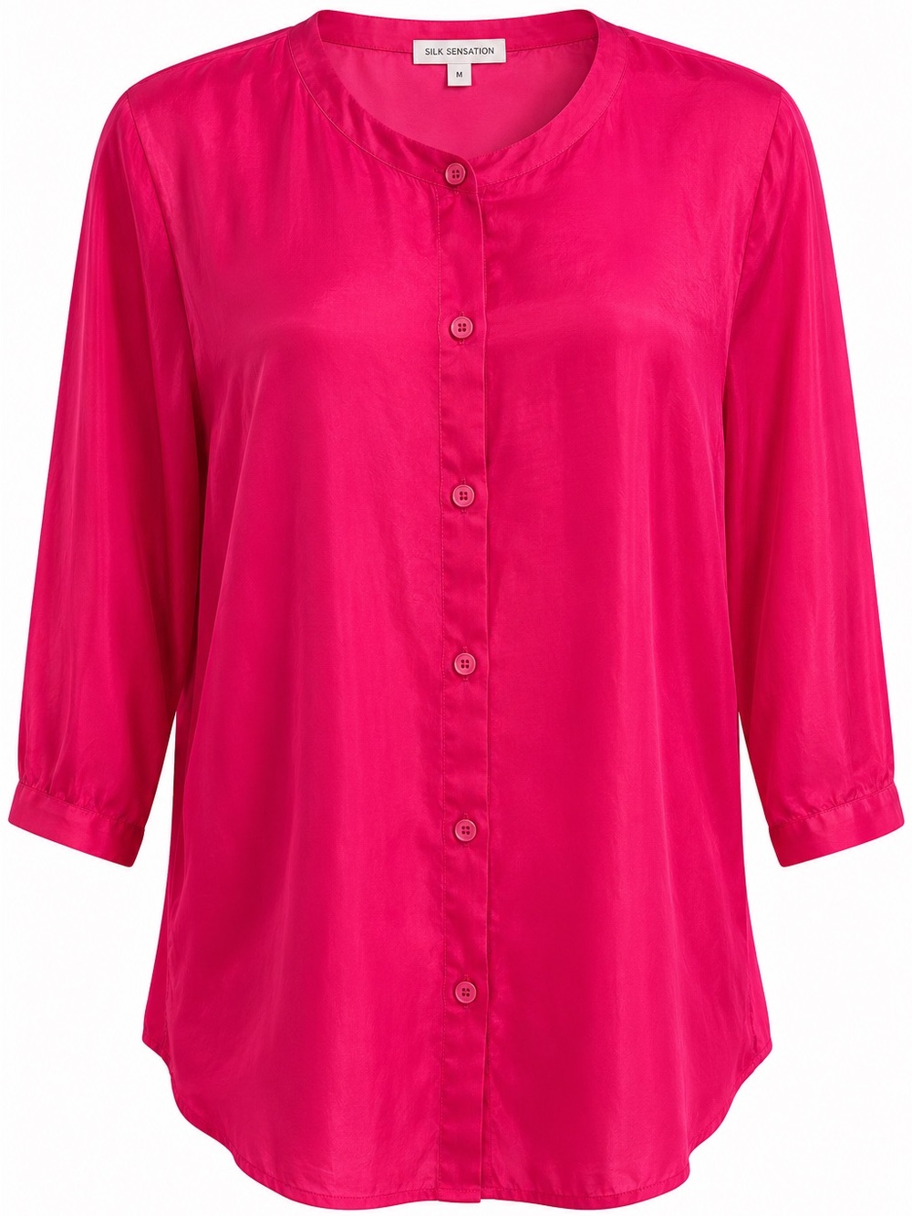 Silk sensation pink women’s blouse